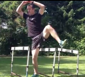 hurdle mobility drill