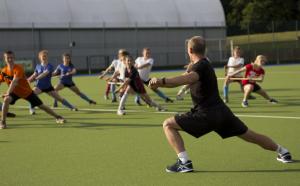 hockey warm up